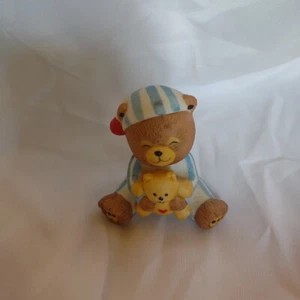Orso bambino dipinto a mano porcellana Bronson colletto orso miniatura RARO vintage vintage vintage vintage vintage vintage - Foto 1 di 5