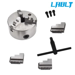 Mandril de torno LABLT K11-130 130 mm 5"" 3 mordazas máquina CNC de hierro fundido autocentrado - Imagen 1 de 10