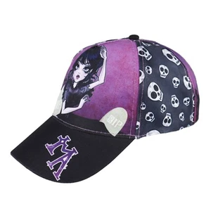 Wednesday Adams Mädchen Kinder Basecap Baseball Kappe allover Print 53 bis 55 - Bild 1 von 11