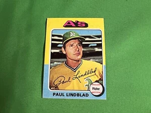 Topps Mini #278 1975 Paul Lindblad Oakland Athletics - Imagen 1 de 1