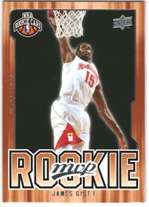 2008-09 Upper Deck NBA MVP James Gist Rookie San Antonio Spurs #227