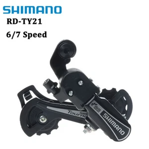 Shimano RD-TY21 6/7 Speed Mountain Bike Bicycle Rear Derailleur Black - Picture 1 of 7