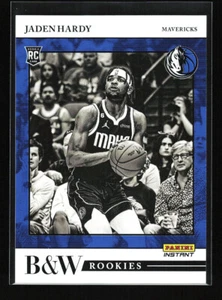 JADEN HARDY 2022-23 Panini Instant Black & White RC #BW-35 Dallas Mavericks - Picture 1 of 2