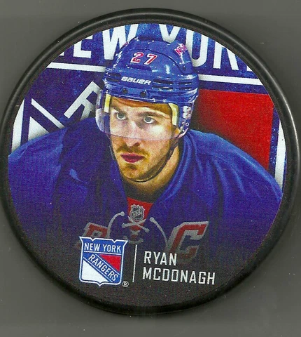 RYAN MCDONAGH NEW YORK RANGERS SOUVENIR PUCK MSG EXCLUSIVE RARE Cover