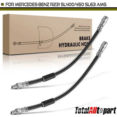 2x Manguera hidráulica de freno para Mercedes-Benz R231 SL65 AMG SL400 trasera izquierda y derecha Foto 1 de 4