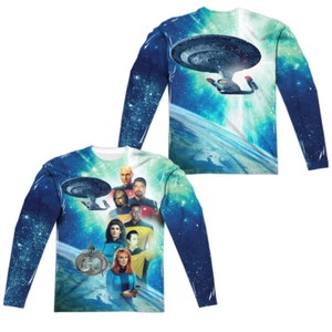 Star Trek TNG "30 Crew" Dye Sublimation Double Sided Long Sleeve T-Shirt - Picture 1 of 3