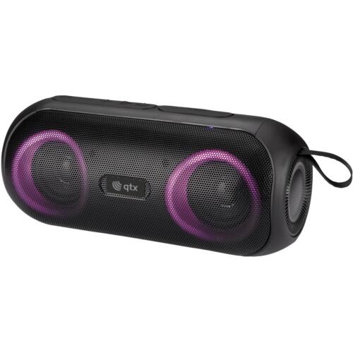 QTX PartyPod Bluetooth Soundbox Speaker with LED Light Show Portable Party DJ