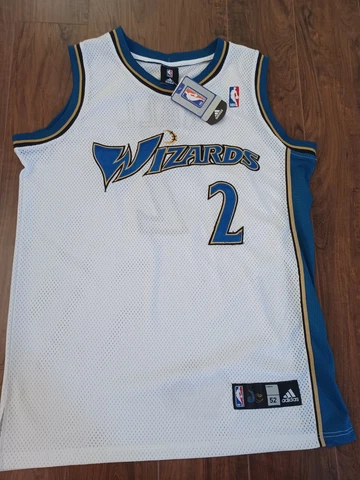Adidas Washington Wizards John Wall #2 Rookie Jersey Mens Size 52 NWT Stitched Cover