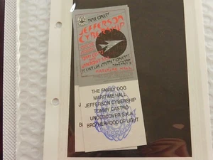 Jefferson Cybership concert, 11/18/95, Maritime Hall SF unused ticket Family Dog - Picture 1 of 1