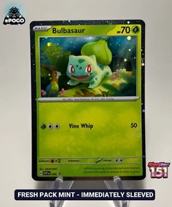 Bulbasaur SVP 046 Pokemon 151 Black Star Promo Galaxy Holo MINT SHIPPING TODAY 🍃 - Bild 1 von 1