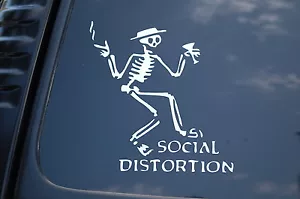 Social Distortion Vinyl Sticker Decal Choose Size & Color (V37) - Picture 1 of 1