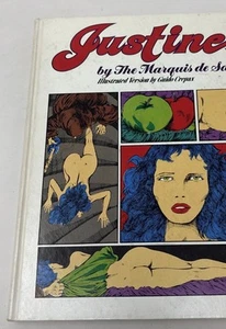 Justine Illustrated Version by Guido Crepax Hardcover Book - Another Lesson From - Picture 1 of 4