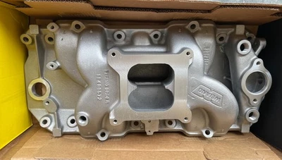 Weiand Stealth aluminum intake 8019 bbc oval port Foto 1 de 4