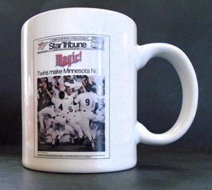 1991 MLB Baseball World Series Champions MN Twins OfficialMerchandise Kaffeebecher - Bild 1 von 4