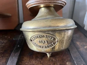 Applique S.S Grand River 1873 Saint Louis Laiton Lampes Industrial Vintage - Picture 1 of 8