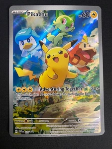 Pikachu 027 Sv: Scarlet & Violet Promo Cards Holo - Picture 1 of 2