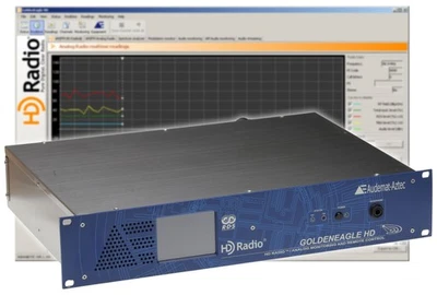 Audemat-Aztec Goldeneagle HD Radio AM FM Broadcast Monitor w/ Spectrum Analyzer  - Image 1 of 4