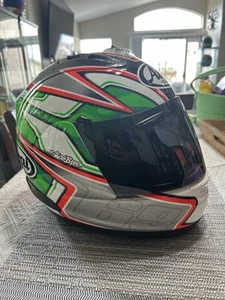 Arai Corsair-V Nicky Hayden “Nicky-5” Motorcycle Helmet - Size S - RARE - Picture 1 of 17