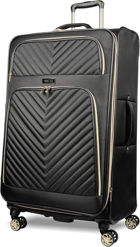 Equipaje acolchado Kenneth Cole REACTION Chelsea Chevron negro 28" revisado Foto 1 de 1