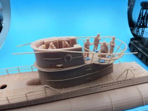 1/72 1/144 German U-boat crew 6-person model 3D printed---WG - Picture 1 of 5