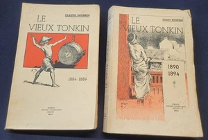 Le vieux Tonkin - Tome 1 1884/1889 et Tome 2 1890/1894 C. Bourrin 1941 - Picture 1 of 8