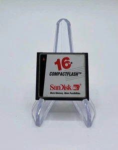 Vintage Sandisk 16 MB CompactFlash Memory Card (SDCFB-16-101-00) - Picture 1 of 2