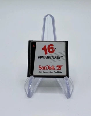 Vintage Sandisk 16 MB CompactFlash Memory Card (SDCFB-16-101-00) - Image 1 of 2