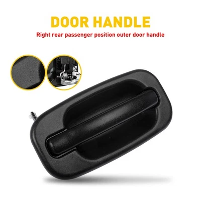 Rear Door Handle Outside Exterior RH for 2002-2006 Cadillac Escalade EXT Base EI Foto 1 de 4