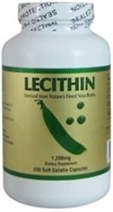  Lecithin,prevent  cholesterol anti-oxidant,1200mg, 200 softgels/bottle
