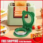 Round Toast Cutter Safe Sandwich Maker For Lunchbox And Bento Box (Green)