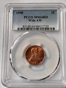 1998 Wide Am PCGS MS64RD - Picture 1 of 1