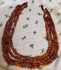 Old Natural baltic Amber beads 180 gr beads Necklace beautiful 