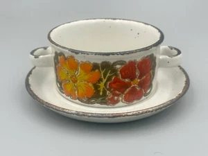 Midwinter Stonehenge Nasturtium - Handled Soup Cup and Stand. - Picture 1 of 1