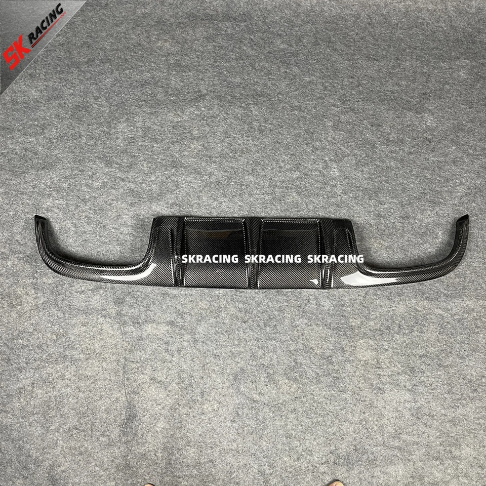 Labio difusor parachoques trasero de fibra de carbono para Mercedes Benz SLK55 AMG R171 2005-2008 Foto 1 de 4
