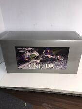 Oneida Amaryllis Reclining Bud Vase 12" Silverplate Tarnish Resistant New In Box