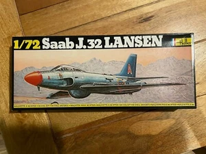 HELLER 1/72 SAAB J32 LANSEN SWEDISH AF SVENSKA FLYGVAPENT Kit# 343 - Picture 1 of 2