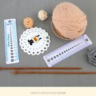 Knitting Needle Measure Tool with INCH MM Scales