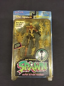 SHE-SPAWN Deluxe Edition Ultra-Action Figure 1996 Series 4 McFarlane Toys NIP - Picture 1 of 3