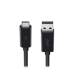 Belkin, 3’ USB-A to USB-C Cable (Black)