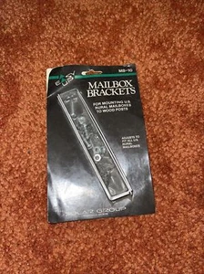 THE SOLAR GROUP EASY UP MAILBOX BRACKETS FOR WOODEN POSTS ADJUSTABLE - Picture 1 of 2