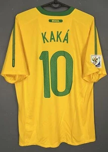 MAGLIA MAGLIA CALCIO UOMO BRASILE NAZIONALE 2010/2011 KAKA CALCIO TAGLIA M - Foto 1 di 14