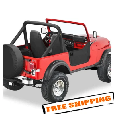 Bestop 53038-15 Half Doors w/ Rotary Latch for 80-95 Jeep CJ7/CJ8, Wrangler YJ - Image 1 of 4