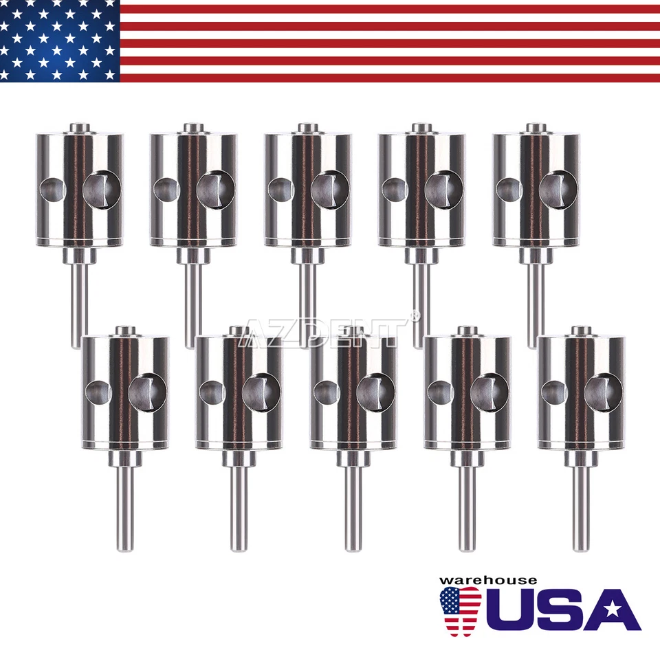 10x Dental Turbine Cartridge for Pana Air Push Button Standard Head Handpiece