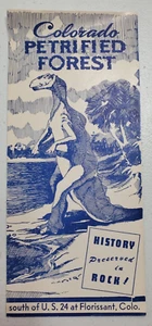 Colorado Petrified Forest Tourist Pamphlet - Picture 1 of 4