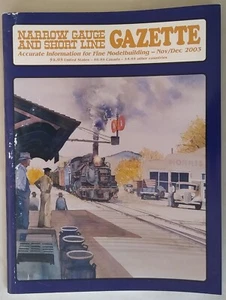 Narrow Gauge and Short Line Gazette Nov/Dec 2003 Model Railroading - Picture 1 of 2