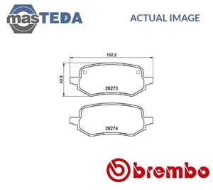 P 24 237 BRAKE PADS SET BRAKING PAD REAR BREMBO NEW OE REPLACEMENT - Picture 1 of 5