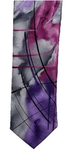 Extra lange Jerry Garcia Krawatte Poet absorbiert den Krieg 3,5” x 66” Sammlung 59 - Bild 1 von 7