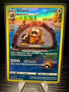 Bibarel GG25/GG70 Crown Zenith Galarian Gallery Holo Pokemon TCG Card NM - Picture 1 of 2