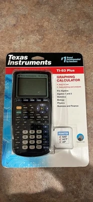 Brand New Texas Instruments TI-83 PLUS Programmable Graphing Calculator - Image 1 of 2
