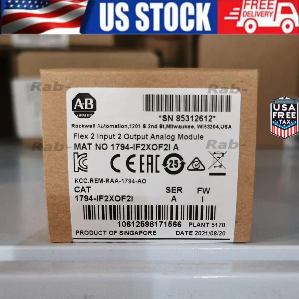 Nuevo módulo analógico sellado de fábrica AB 1794-IF2XOF2I SER A FIex 2 lnpnt 2 salidas Foto 1 de 3